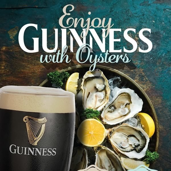 Enjoy Guinness with Oysters