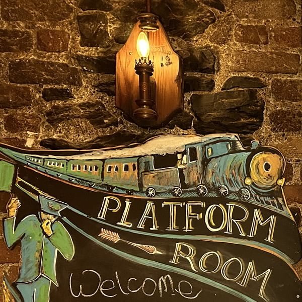 The Platform Room Chalk Board