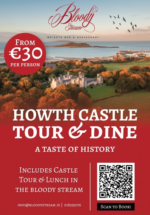 Howth castle tour and dine