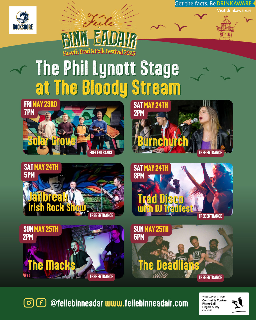 Feile Binn Eadair Howth Trad and Folk Festival 2025 Bloody Stream